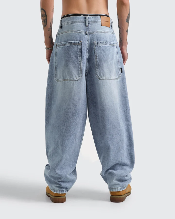 Jeans Azul Barrel Stone Fade - Imagen 2