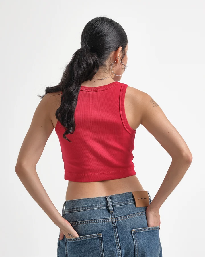 Crop Top Regular Street Red - Imagen 2