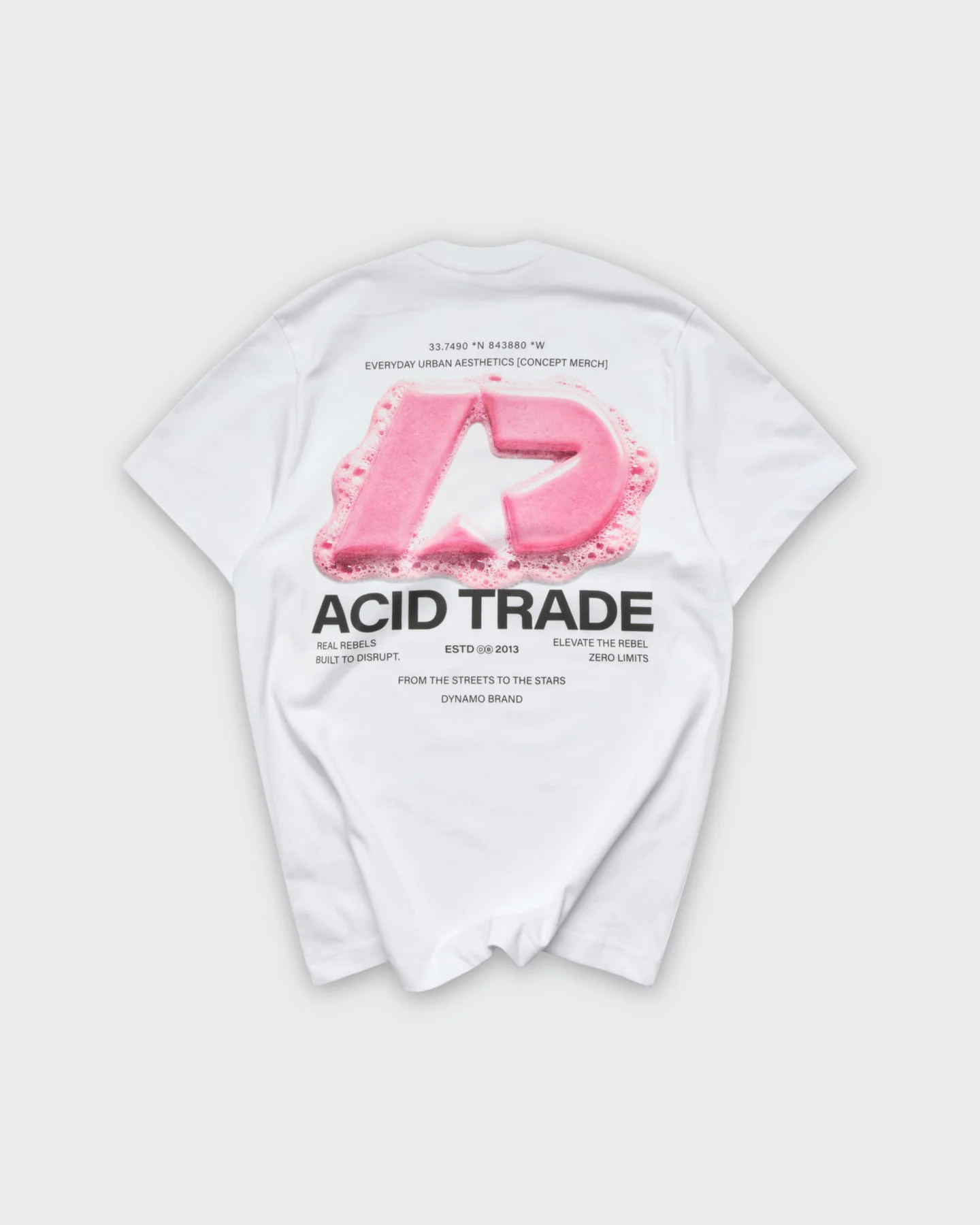 Camiseta Blanca Regular Acid Trade - Imagen 3